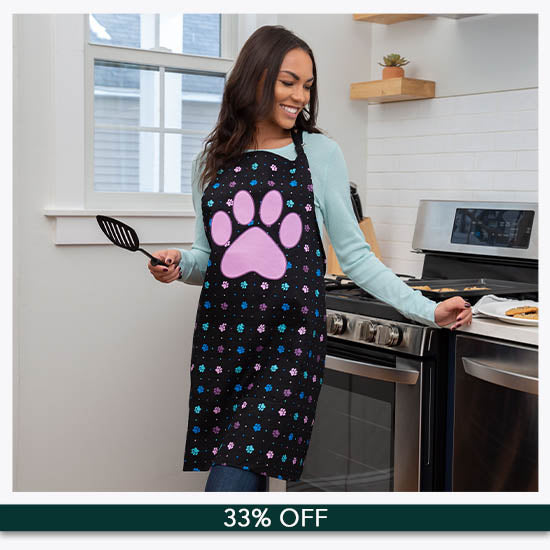 Polka Dot Paw Apron - 33% OFF