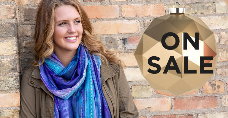 Sky Colors Hand-Loomed Scarf | On Sale! 