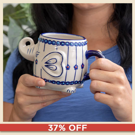 Elephant in the Garden Grande Mug - 37% OFF