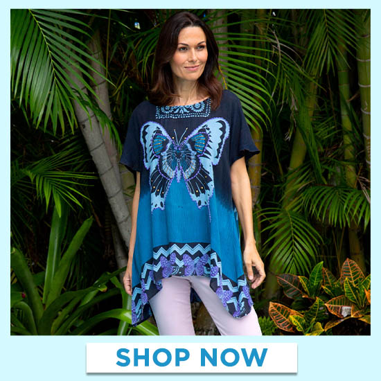 Butterfly Kisses Oversize Top - Shop Now!