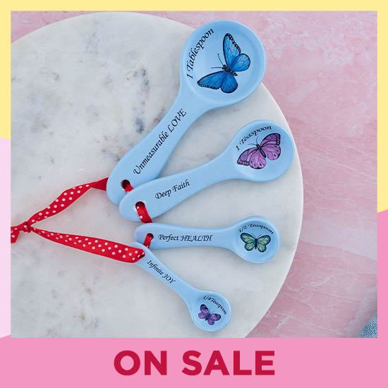 Love Beyond Measure Ceramic Measuring Spoons - On Sale