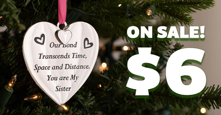 Our Bond Sister Ornament | On Sale! $8
