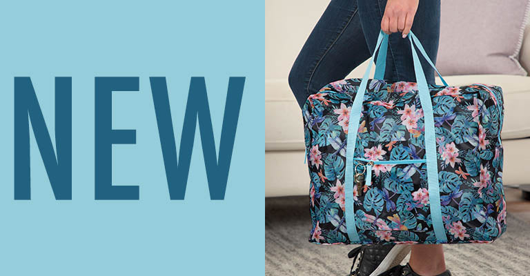 Tropical Beauty Packable Duffel Bag | New