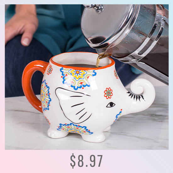 Cup of Joy Elephant Mug - $8.97