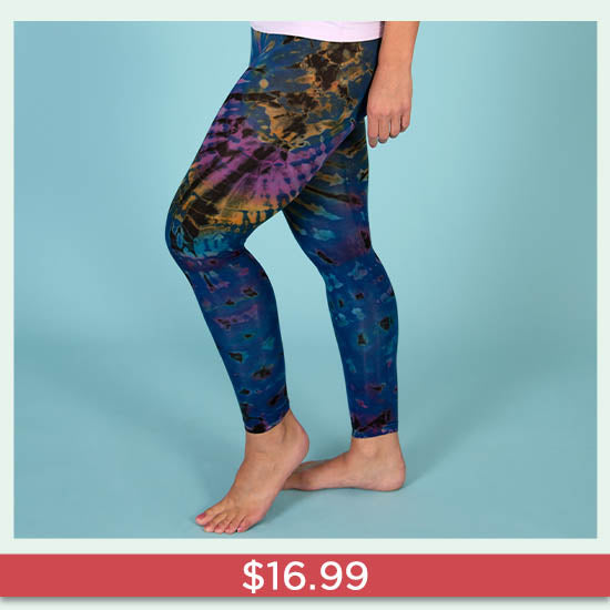 Tie-Dye Leggings - $16.99