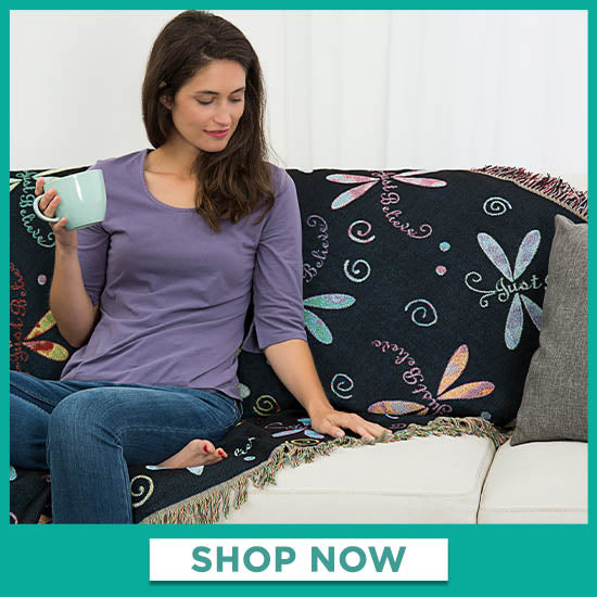 Dragonfly Tapestry Throw Blanket - Shop Now