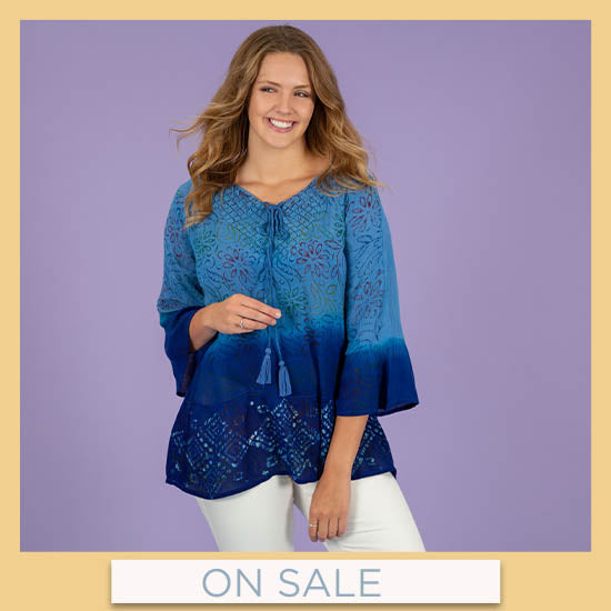 Kanapali Mist Flowy Top - On Sale