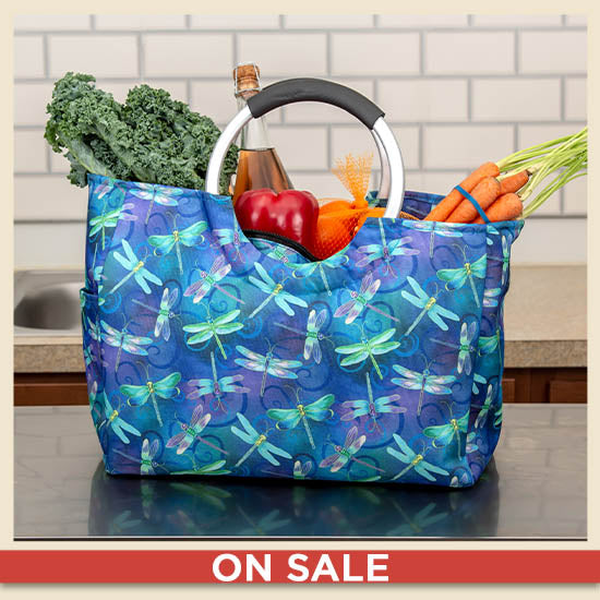 Dragonfly Dream Insulated Shopping Bag - On Sale