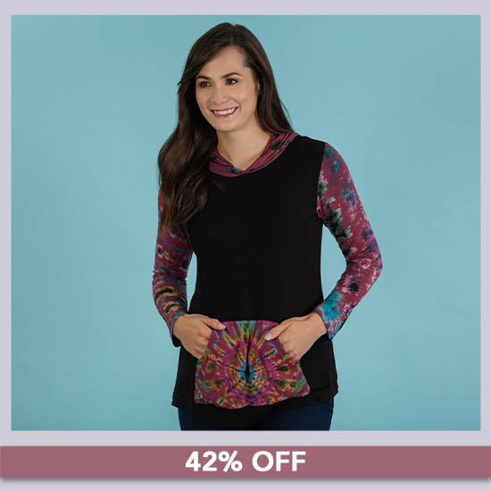 Far Out Hooded Tunic - 42% OFF
