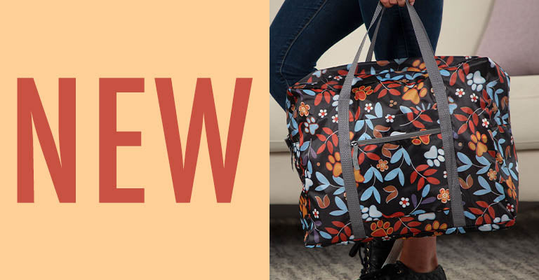 Sunset Paws Packable Duffel Bag | New