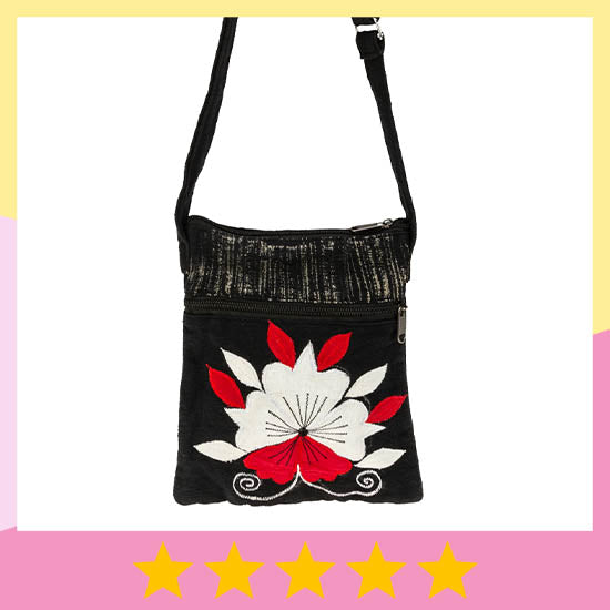 Heart of Flowers Crossbody Bag - ★★★★★