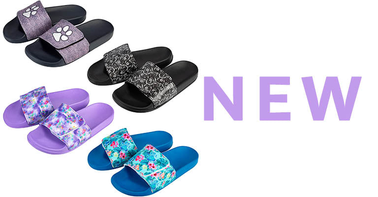 Delightful Paws Adjustable Slide Sandals | New