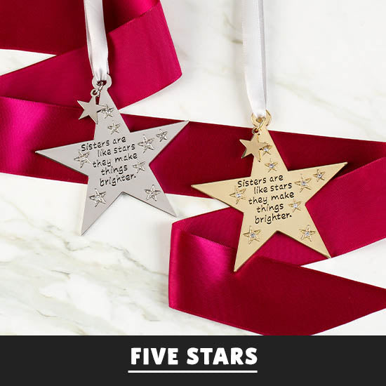 Sisters Are Like Stars Ornament - ★★★★★