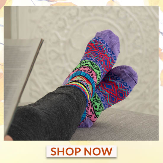 Northern Lights Slipper Socks - Shop Now