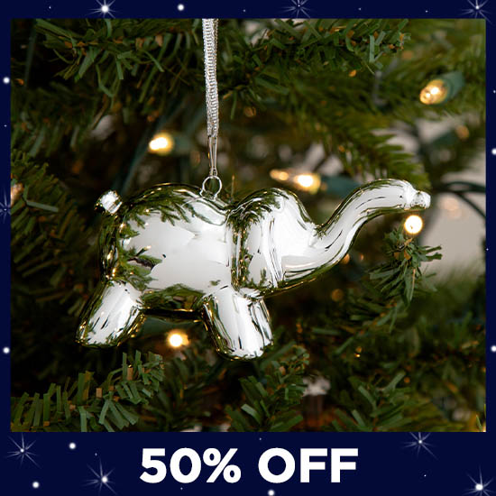 Balloon Elephant Ornament - 50% OFF