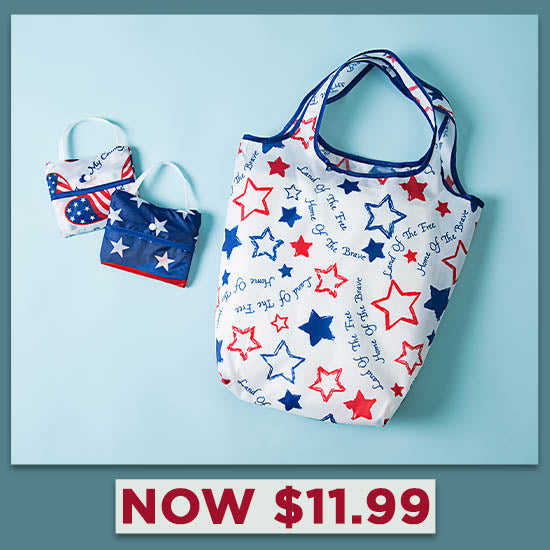 Patriotic Shopping Bags - Set of 3