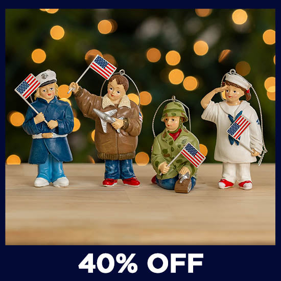 Little Heroes Military Branch Ornament - 40% OFF
