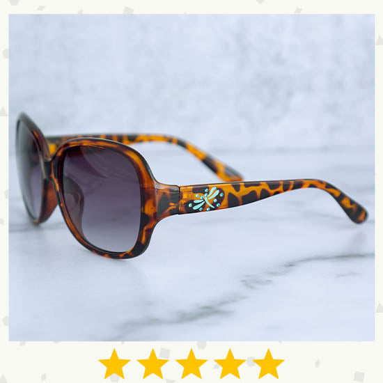 Dragonfly Flight Tortoise Shell Sunglasses - ★★★★★