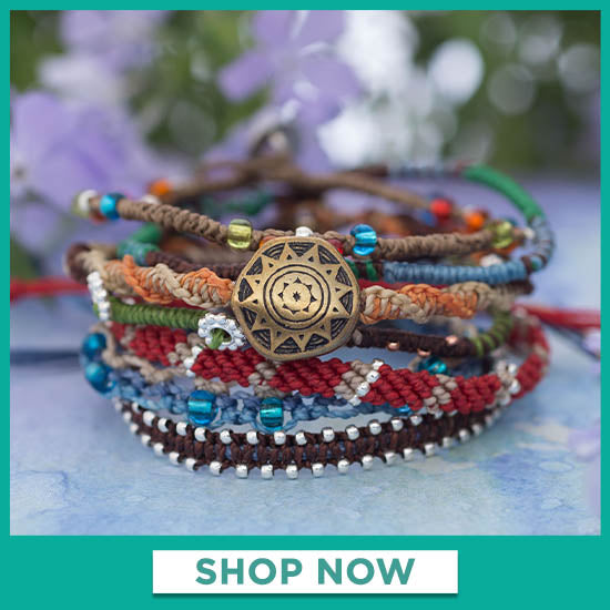 Guatemalan Seven-Strand Earth Bracelet - Shop Now