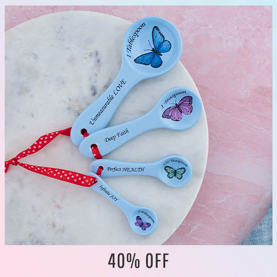Love Beyond Measure Ceramic Measuring Spoons - 40% OFF