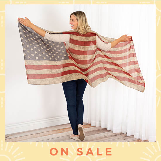 Vintage Flag Inspired Duster - On Sale