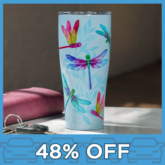 Dragonfly Dreams Stainless Steel Travel Mug