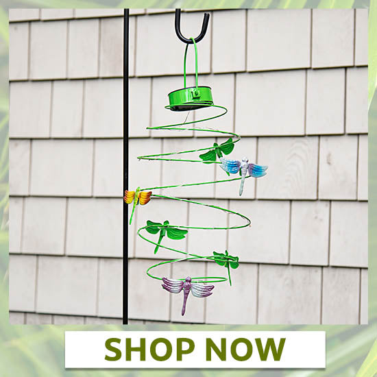 Fluttering Friends Solar Swirl Light