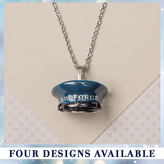 Military Hat Necklace - Four Designs Available