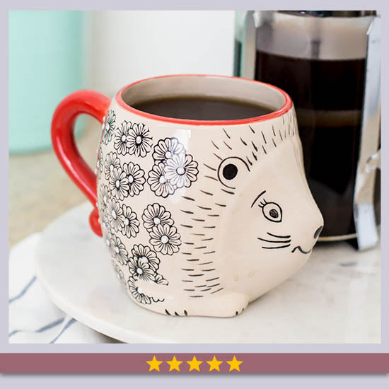Hedgehog Beauty Grande Mug - ★★★★★