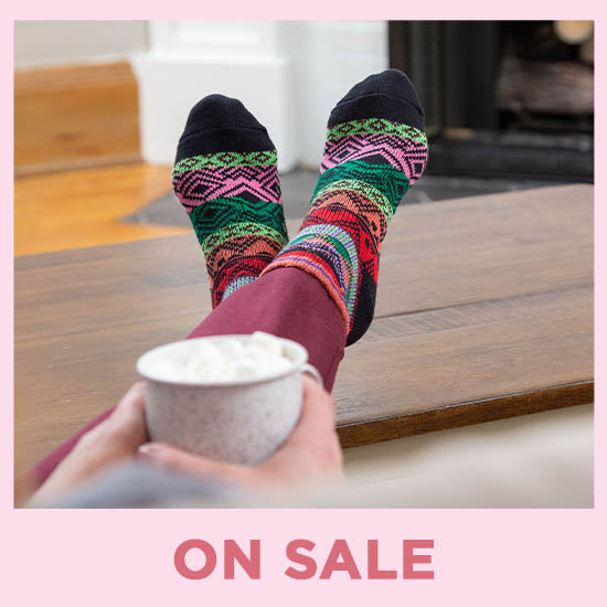 Northern Lights Slipper Socks - On Sale