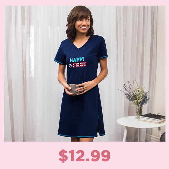 Happy & Free Nightgown - $12.99