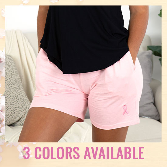 Pink Ribbon Women's Casual Shorts - 3 Colors Available