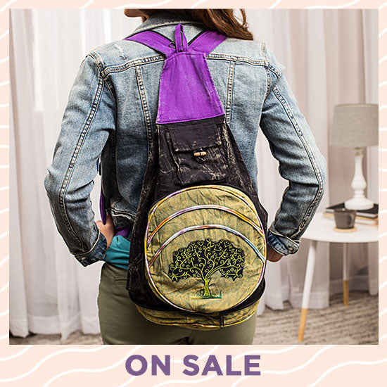 Tree of Life Backpack Purse - On Sale