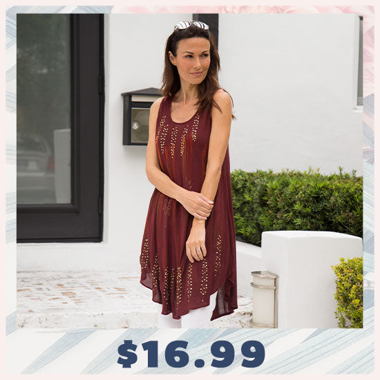 Blazing Trails Sleeveless Tunic - $16.99