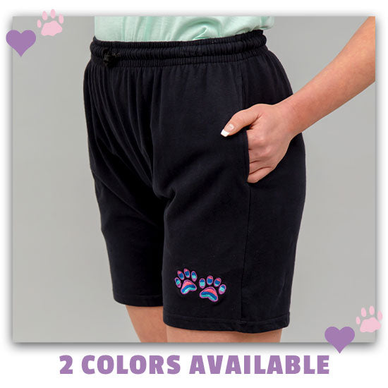 Rainbow Paw Casual Shorts - 2 Colors Available