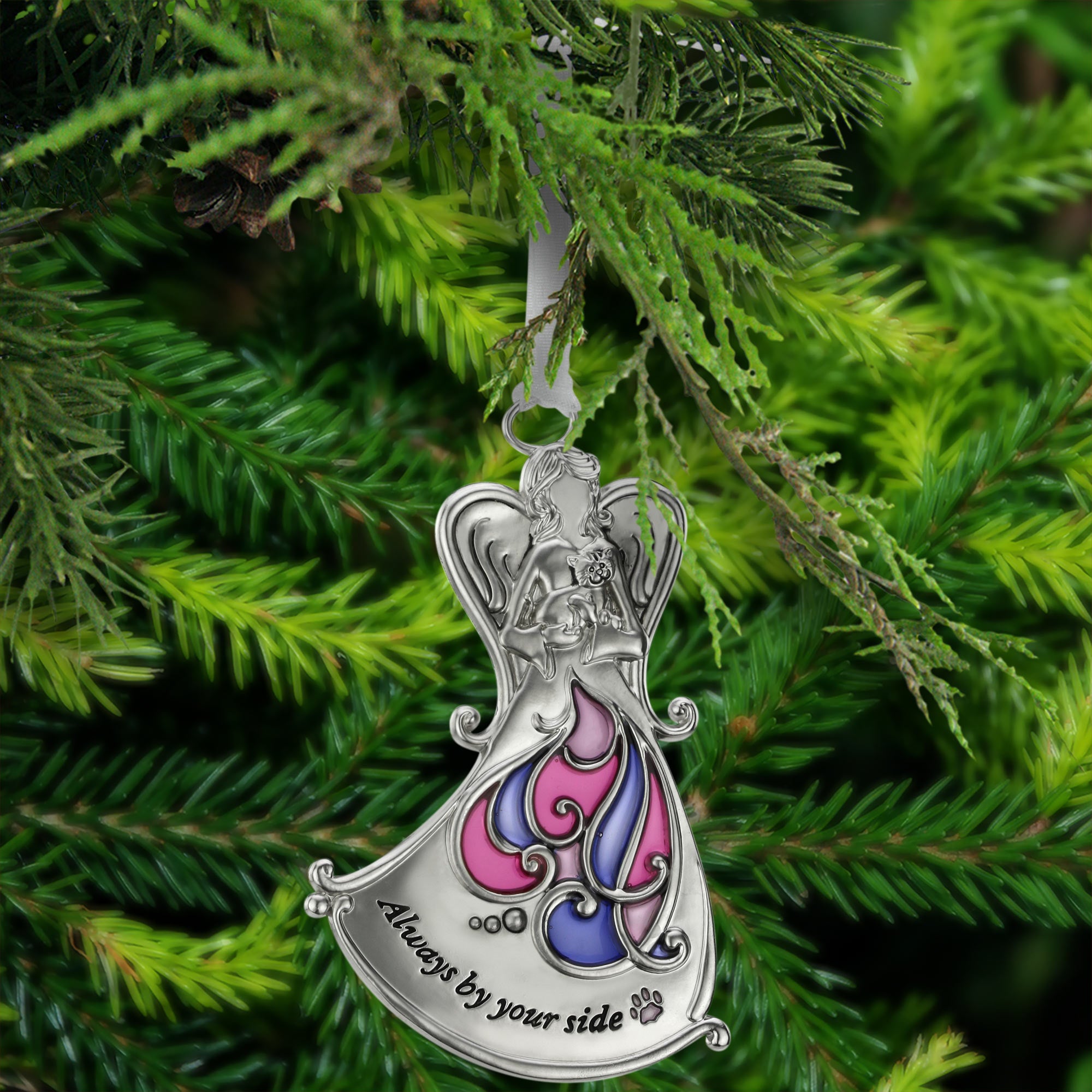 Always By Your Side Pet & Angel Ornament - Cat