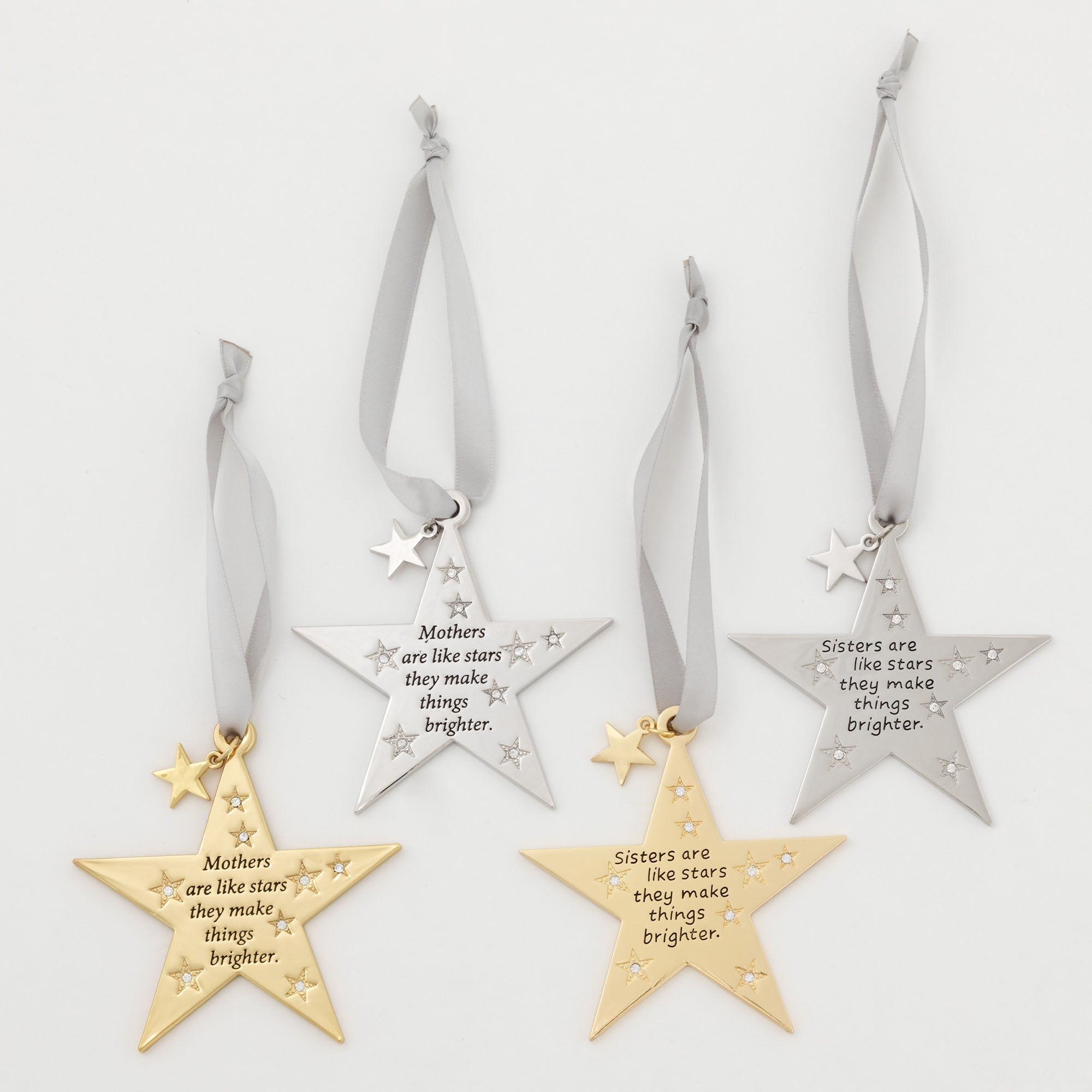 Like Stars Ornament - Mother - Silver