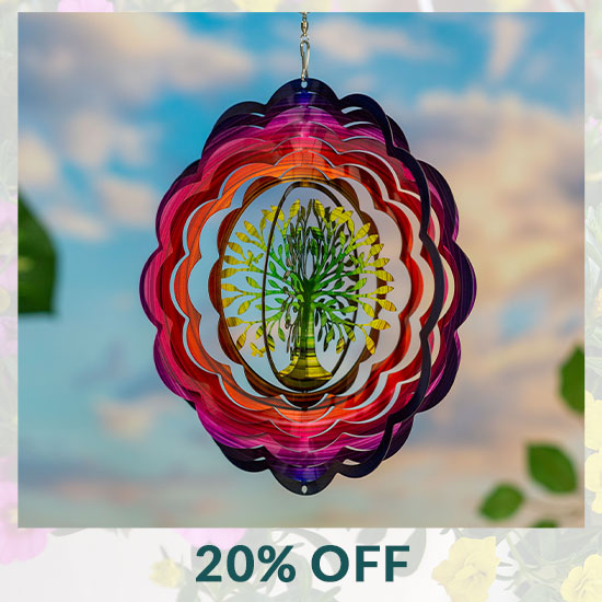 Tree of Life Garden Spinner - 20% OFF