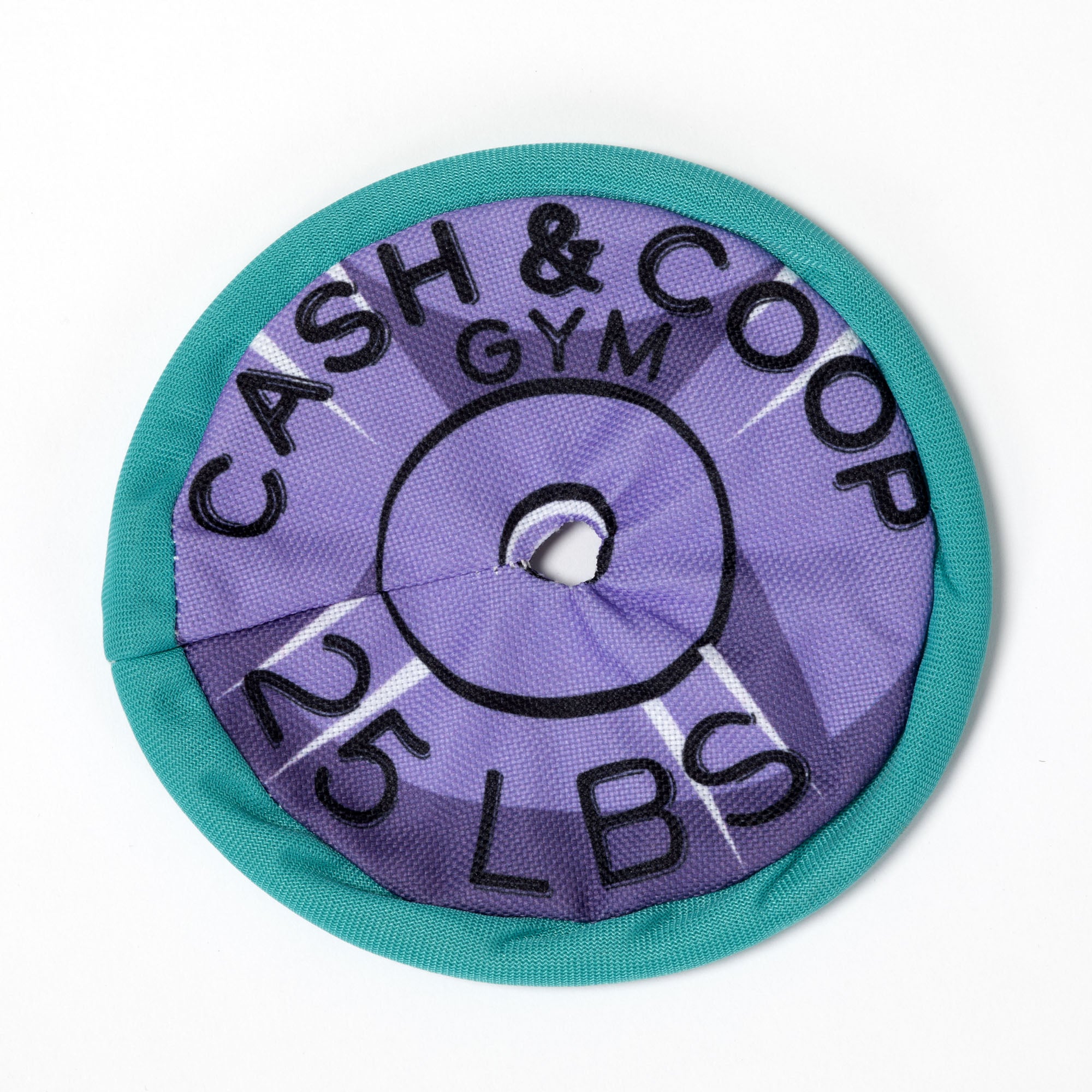 Cash & Coop Weight Plate Frisbee Dog Toy - L