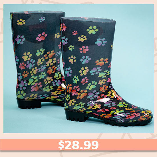 Ultralite™ Tumbling Paws Rain Boots - $28.99