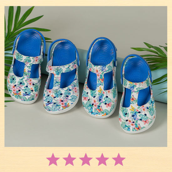 Tropical Delight Mary Jane Clogs - ★★★★★