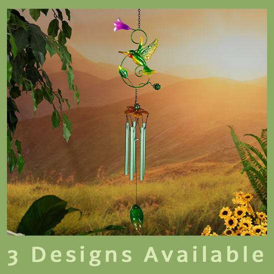 Fluttering Friends Wind Chime - 3 Designs Available