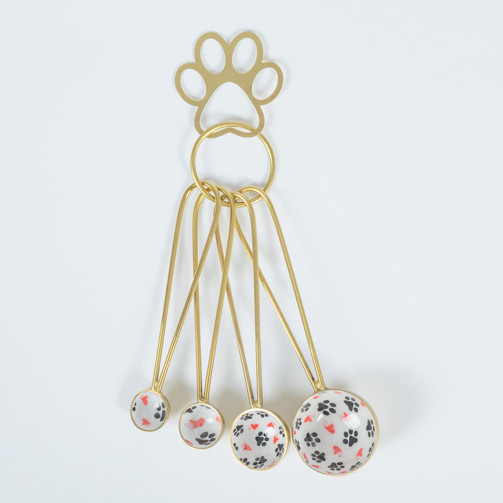 Pawfectly Patterned Measuring Tools - Hearts & Paws - Measuring Spoons