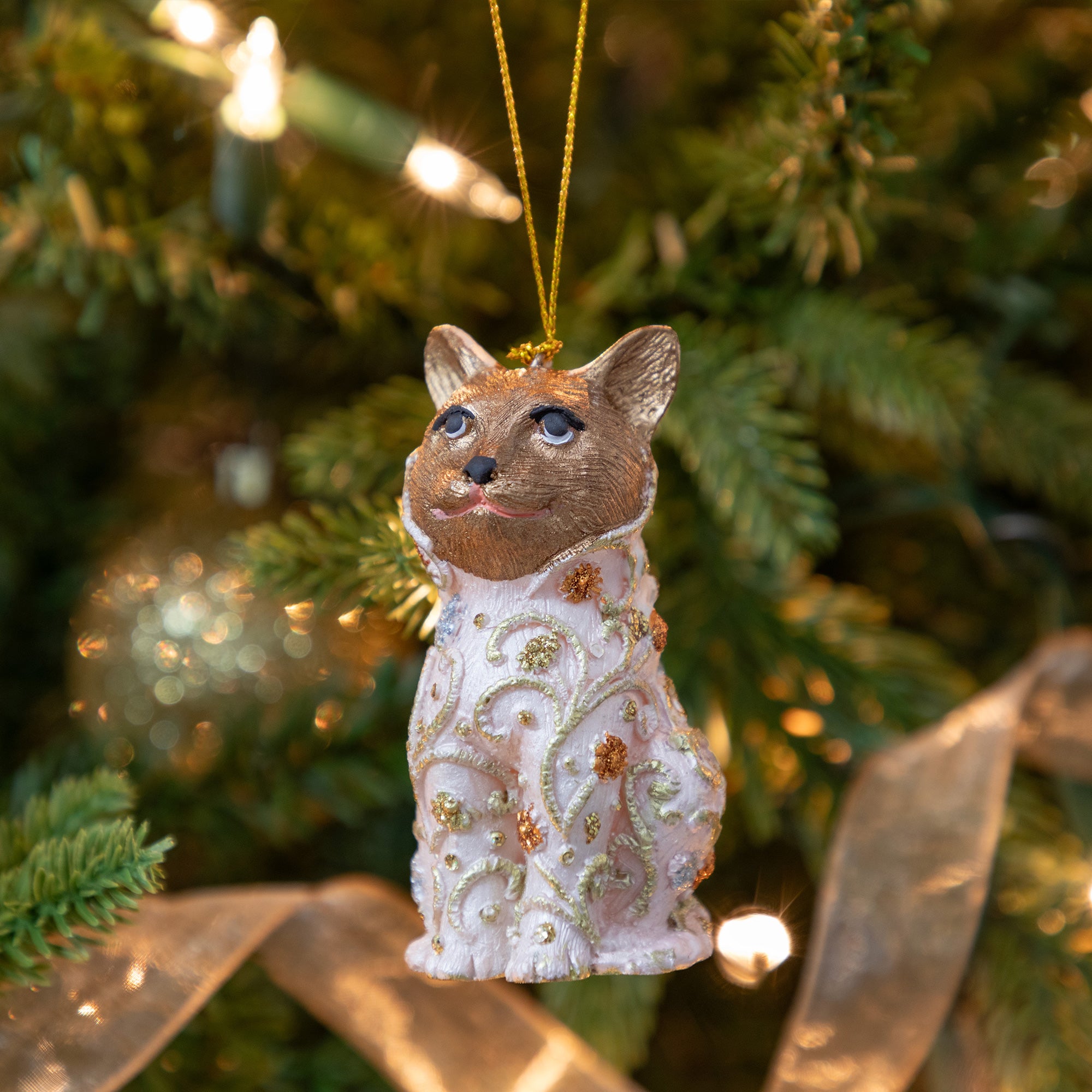 Cute Cat Beaded Ornament - Rosemist