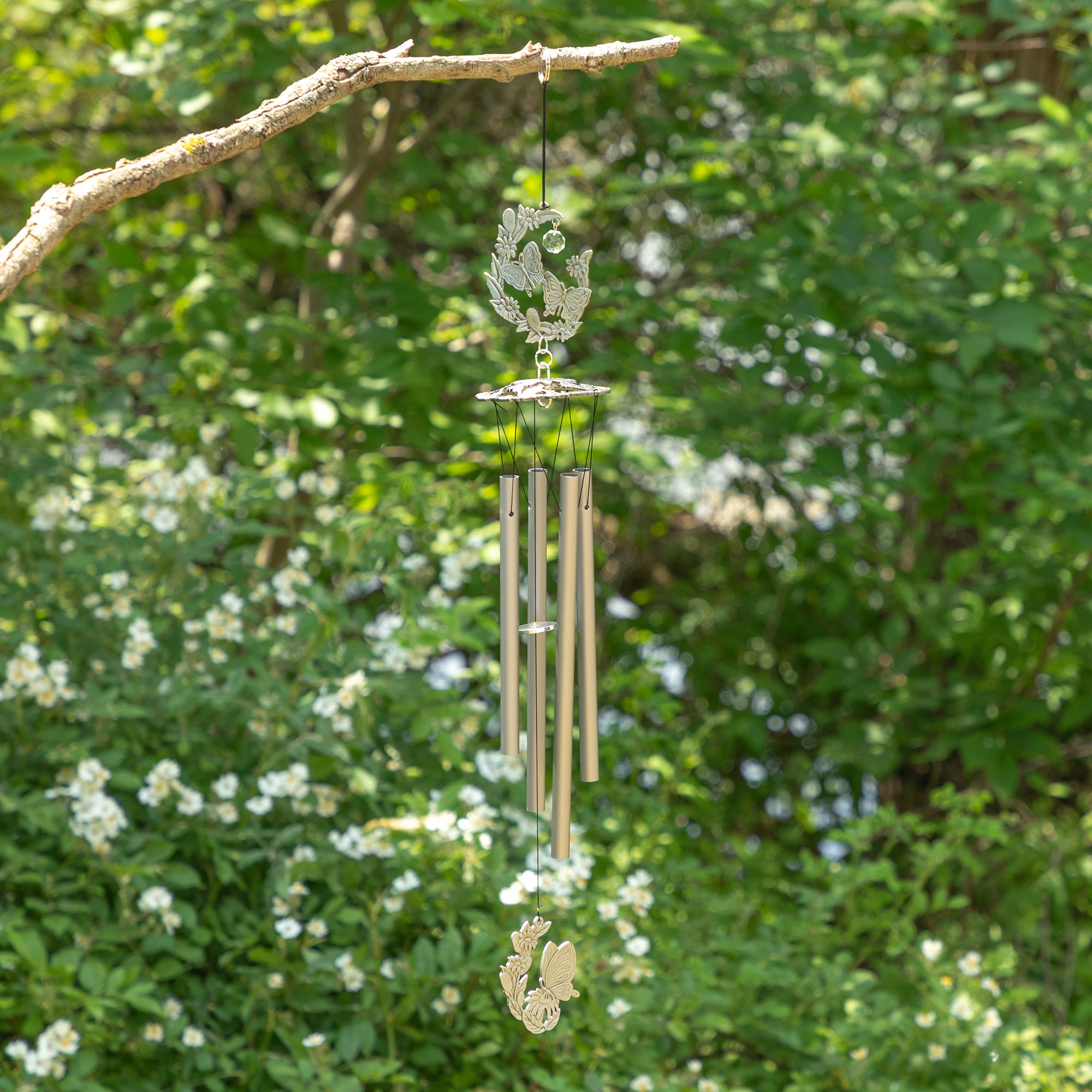 Animal Love Pewter Chimes - Butterflies