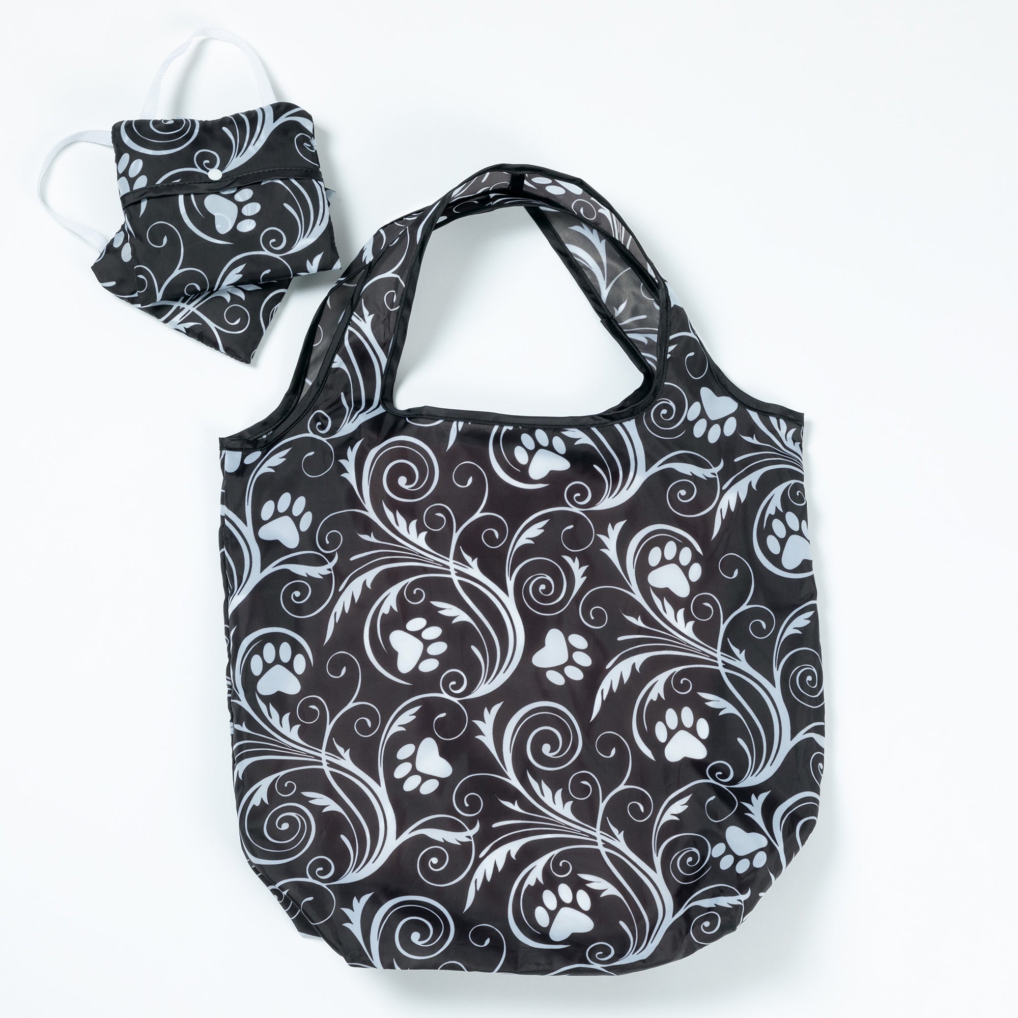 Perfectly Patterned Shopping Totes - Set Of 3 - Flourish Paws