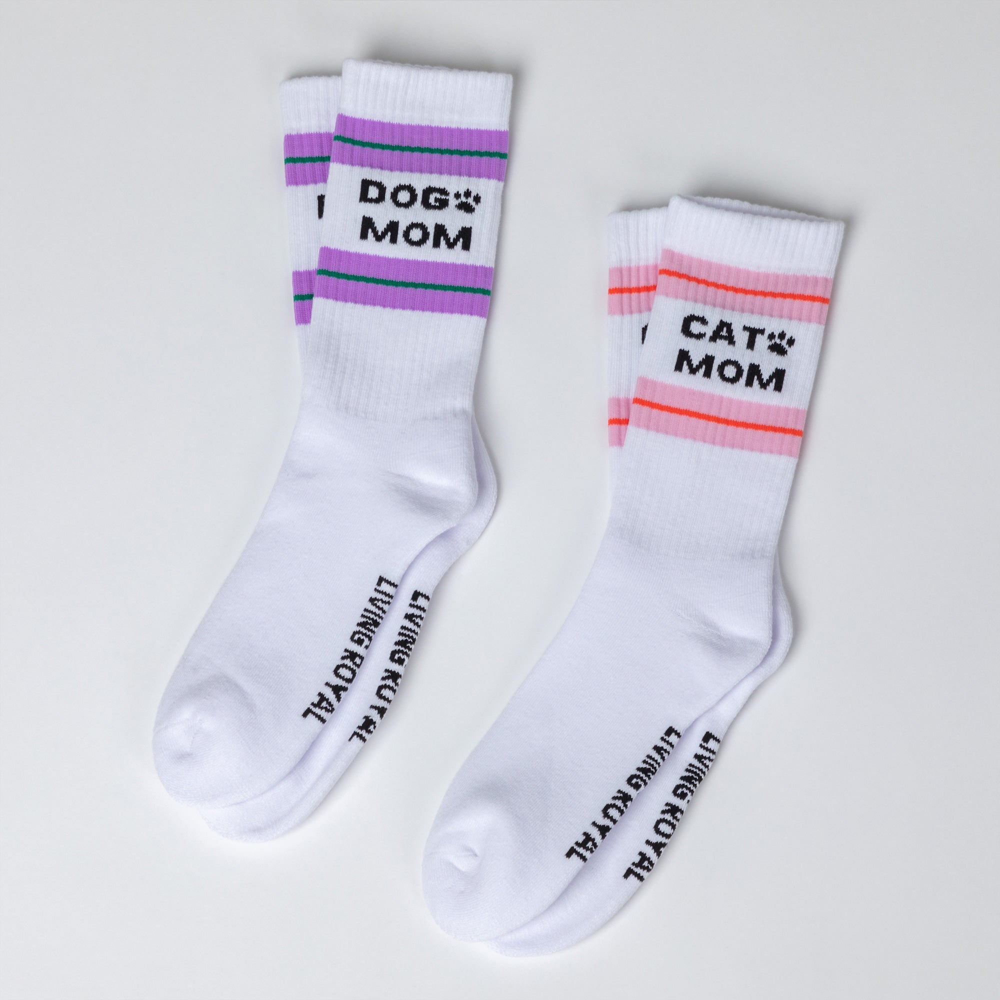 Pet Mom Crew Socks - Dog Mom