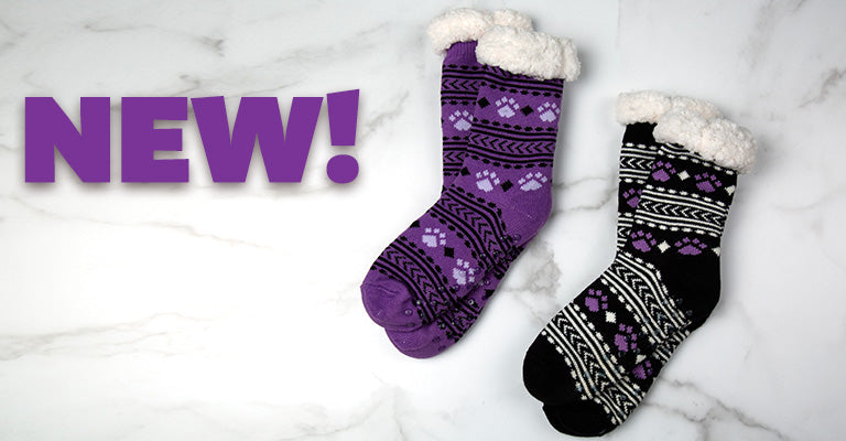 Super Cozy™ Paws Knitted Slipper Socks | New!