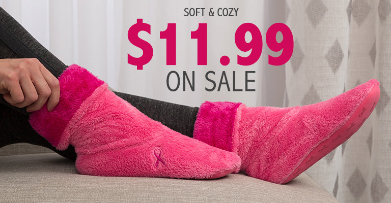 Super Cozy Fleece Slipper Booties | Soft & Cozy | $11.99 | On Sale