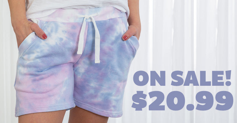 Pastel Tie-Dye Casual Shorts | On Sale! $20.99